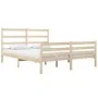 Solid pine wood bed frame 120x190 cm by vidaXL, Beds and slatted bases - Ref: Foro24-3103683, Price: 113,10 €, Discount: %