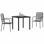 Conjunto de Comedor de Jardín 3 pcs Negro en Sillas de jardín | Comprar online en Foru.es