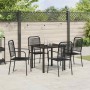 Conjunto de Comedor de Jardín 5 pcs Negro en Sillas de jardín | Comprar online en Foru.es