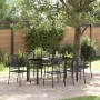 Conjunto de Comedor de Jardín 7 pcs Negro en Sillas de jardín | Comprar online en Foru.es