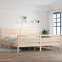 Estructura de cama de madera maciza de pino 200x200 cm de vidaXL, Camas y somieres - Ref: Foro24-3103733, Precio: 140,92 €, D...