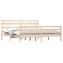 Estructura de cama de madera maciza de pino 200x200 cm de vidaXL, Camas y somieres - Ref: Foro24-3103733, Precio: 140,92 €, D...