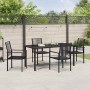 Conjunto de Comedor de Jardín 5 pcs Negro en Sillas de jardín | Comprar online en Foru.es