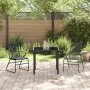 Conjunto de Comedor de Jardín 3 pcs Negro en Sillas de jardín | Comprar online en Foru.es