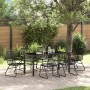 Conjunto de Comedor de Jardín 7 pcs Negro en Sillas de jardín | Comprar online en Foru.es