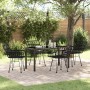 Conjunto de Comedor de Jardín 5 pcs Negro Poliratán en Sillas de jardín | Comprar online en Foru.es