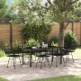 Conjunto de Comedor de Jardín 7 pcs Negro en Sillas de jardín | Comprar online en Foru.es