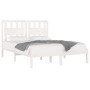 Estructura de cama madera maciza blanco Super King 180x200 cm de vidaXL, Camas y somieres - Ref: Foro24-3103949, Precio: 170,...