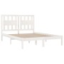 Estructura de cama madera maciza blanco Super King 180x200 cm de vidaXL, Camas y somieres - Ref: Foro24-3103949, Precio: 170,...