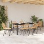 Conjunto de Comedor de Jardín 7 pcs Marrón en Sillas de jardín | Comprar online en Foru.es