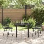 Conjunto de Comedor de Jardín 3 pcs Negro en Sillas de jardín | Comprar online en Foru.es