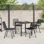 Conjunto de Comedor de Jardín 5 pcs Negro en Sillas de jardín | Comprar online en Foru.es