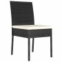 Conjunto de Comedor de Jardín 3 pcs Negro en Sillas de jardín | Comprar online en Foru.es