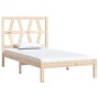 Estructura de cama madera maciza de pino 100x200 cm de vidaXL, Camas y somieres - Ref: Foro24-3103988, Precio: 86,66 €, Descu...