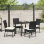 Conjunto de Comedor de Jardín 5 pcs Negro en Sillas de jardín | Comprar online en Foru.es