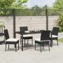 Conjunto de Comedor de Jardín 5 pcs Negro en Sillas de jardín | Comprar online en Foru.es