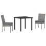 Conjunto de Comedor de Jardín 3 pcs Gris en Sillas de jardín | Comprar online en Foru.es