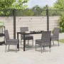 Conjunto de Comedor de Jardín 5 pcs Gris en Sillas de jardín | Comprar online en Foru.es