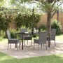 Conjunto de Comedor de Jardín 5 pcs Gris en Sillas de jardín | Comprar online en Foru.es