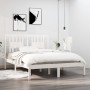 Estructura de cama de madera maciza de pino blanco 140x190 cm de vidaXL, Camas y somieres - Ref: Foro24-3104044, Precio: 136,...