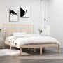 Estructura de cama madera maciza de pino 120x200 cm de vidaXL, Camas y somieres - Ref: Foro24-3104058, Precio: 113,63 €, Desc...