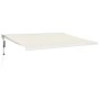 Toldo retráctil aluminio y tela color crema 4,5x3 m de vidaXL, Toldos - Ref: Foro24-3154579, Precio: 822,18 €, Descuento: %