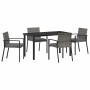 Conjunto de Comedor de Jardín 5 pcs Gris en Sillas de jardín | Comprar online en Foru.es