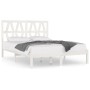 Estructura de cama madera maciza de pino blanco 120x200 cm de vidaXL, Camas y somieres - Ref: Foro24-3103994, Precio: 131,04 ...
