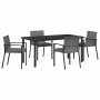 Conjunto de Comedor de Jardín 5 pcs Gris en Sillas de jardín | Comprar online en Foru.es
