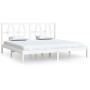 Estructura de cama madera maciza de pino blanco 200x200 cm de vidaXL, Camas y somieres - Ref: Foro24-3104019, Precio: 140,92 ...