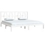 Estructura de cama madera maciza de pino blanco 200x200 cm de vidaXL, Camas y somieres - Ref: Foro24-3104019, Precio: 140,92 ...
