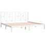 Estructura de cama madera maciza de pino blanco 200x200 cm de vidaXL, Camas y somieres - Ref: Foro24-3104019, Precio: 140,92 ...