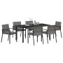 Conjunto de Comedor de Jardín 7 pcs Gris en Sillas de jardín | Comprar online en Foru.es