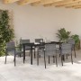 Conjunto de Comedor de Jardín 7 pcs Gris en Sillas de jardín | Comprar online en Foru.es