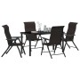 Conjunto de Comedor de Jardín 5 pcs Negro Café en Sillas de jardín | Comprar online en Foru.es