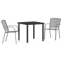 Conjunto de Comedor de Jardín 3 pcs Antracita en Sillas de jardín | Comprar online en Foru.es