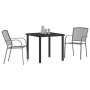 Conjunto de Comedor de Jardín 3 pcs Antracita en Sillas de jardín | Comprar online en Foru.es