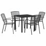 Conjunto de Comedor de Jardín 5 pcs Antracita en Sillas de jardín | Comprar online en Foru.es