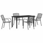 Conjunto de Comedor de Jardín 5 pcs Antracita en Sillas de jardín | Comprar online en Foru.es