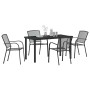 Conjunto de Comedor de Jardín 5 pcs Antracita en Sillas de jardín | Comprar online en Foru.es