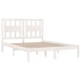 Estructura de cama madera maciza de pino blanco 120x200 cm de vidaXL, Camas y somieres - Ref: Foro24-3103929, Precio: 123,55 ...