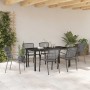 Conjunto de Comedor de Jardín 7 pcs Antracita en Sillas de jardín | Comprar online en Foru.es