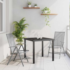 Conjunto de Comedor de Jardín 3 pcs Antracita en Sillas de jardín | Comprar online en Foru.es