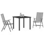 Conjunto de Comedor de Jardín 3 pcs Antracita en Sillas de jardín | Comprar online en Foru.es