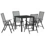 Conjunto de Comedor de Jardín 5 pcs Antracita en Sillas de jardín | Comprar online en Foru.es