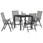 Conjunto de Comedor de Jardín 5 pcs Antracita en Sillas de jardín | Comprar online en Foru.es