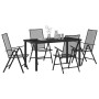 Conjunto de Comedor de Jardín 5 pcs Antracita en Sillas de jardín | Comprar online en Foru.es