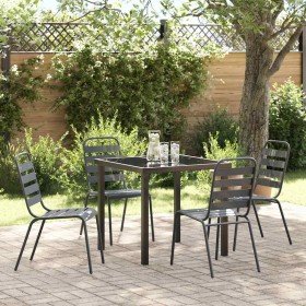 Conjunto de Comedor de Jardín 5 pcs Antracita en Sillas de jardín | Comprar online en Foru.es
