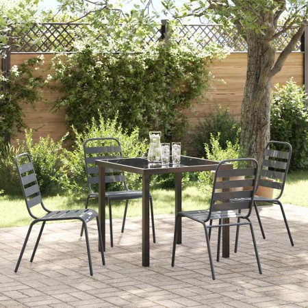Conjunto de Comedor de Jardín 5 pcs Antracita en Sillas de jardín | Comprar online en Foru.es
