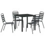 Conjunto de Comedor de Jardín 5 pcs Antracita en Sillas de jardín | Comprar online en Foru.es